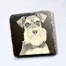 Load image into Gallery viewer, Engraved Photo Slate Coaster