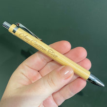 Load image into Gallery viewer, Personalised Engraved Wooden Pens