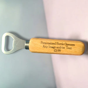 Personalised Wooden Bottle Opener